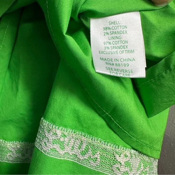 Lilly Pulitzer Celiana dress in Sprout Green Sz 16 - Picture 6 of 6